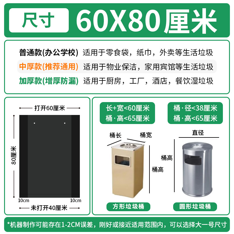 大型ゴミ袋を厚くして大量に卸売りします。