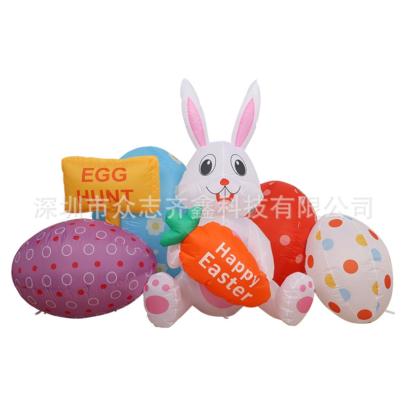 Cross-border trading), inflatable carrot rabbit, decorations, (Physicals