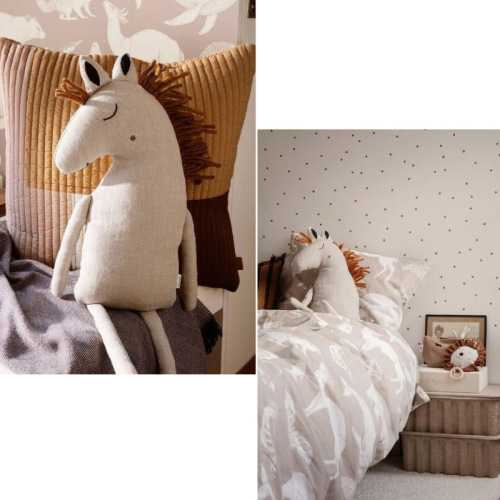 Ins new pony figure plush, cotton unicorn plush toy, baby comfort doll, children's toy