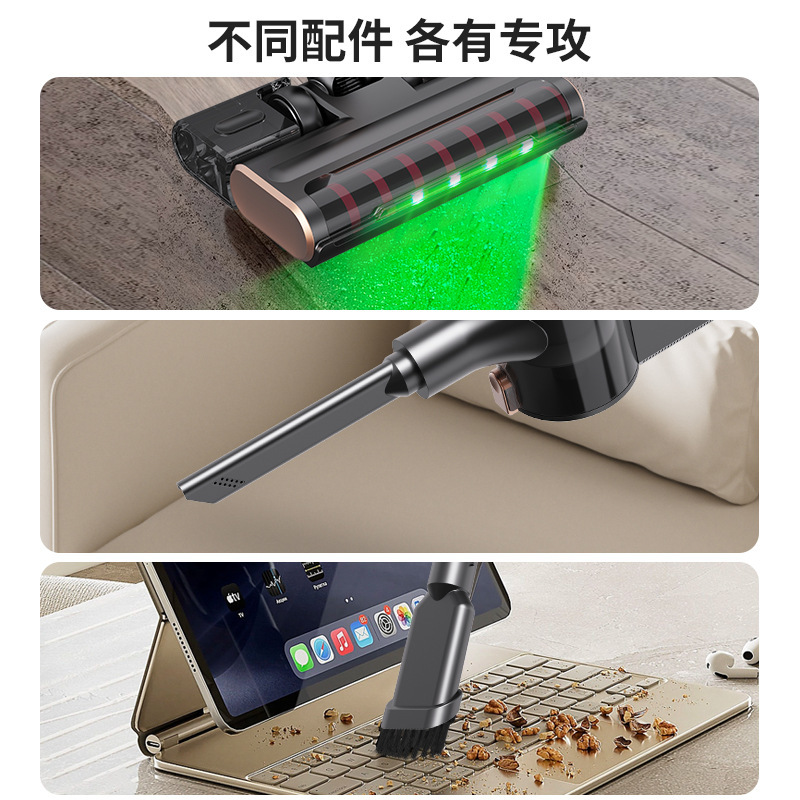 跨境无线长柄滚刷扫吸拖一体机家用地毯地板24V大吸力手持吸尘器|undefined