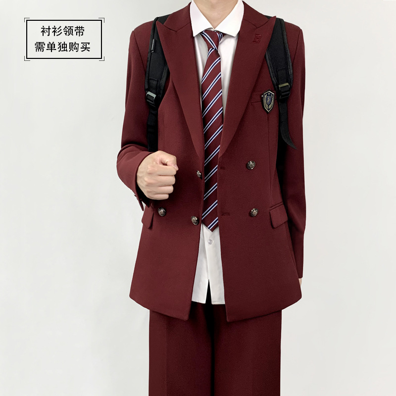 버건디 슈트 (동중배지 포함) (슈트+바지) MB