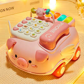 婴儿童玩具电话机座机男宝宝音乐多功能早教1一岁2小女孩