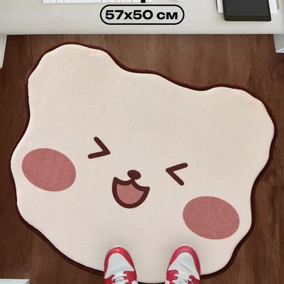 Avtomobil döşəmə paspasları — faux cashmere floor mat, absorbent - hd805-abstract-cy-13-5750cmcrystal-velvet-with-dotted-plastic-bottom