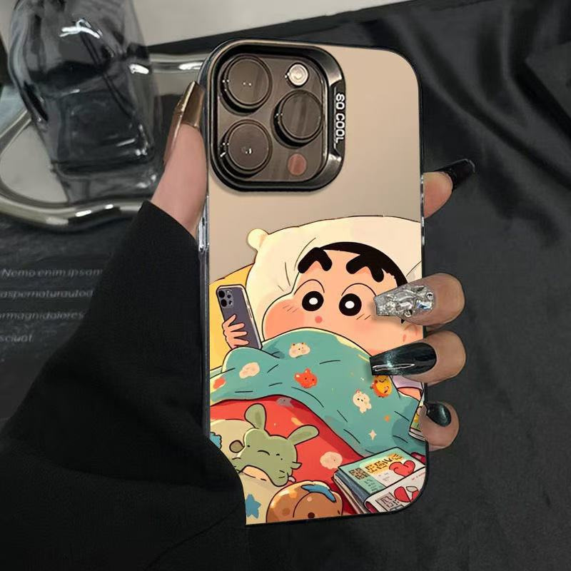Crayon Shin-Chan Is Suitable for Apple 16Promax Mobile Phone Case Iphone15 Cute 14 Creative 13 Stylish 12 All-Inclusive Crayon Shin-Chan Is Suitable for Apple 16Promax Mobile Phone Case Iphone15 Cute 14 Creative 13 Stylish 12 All-Inclusive