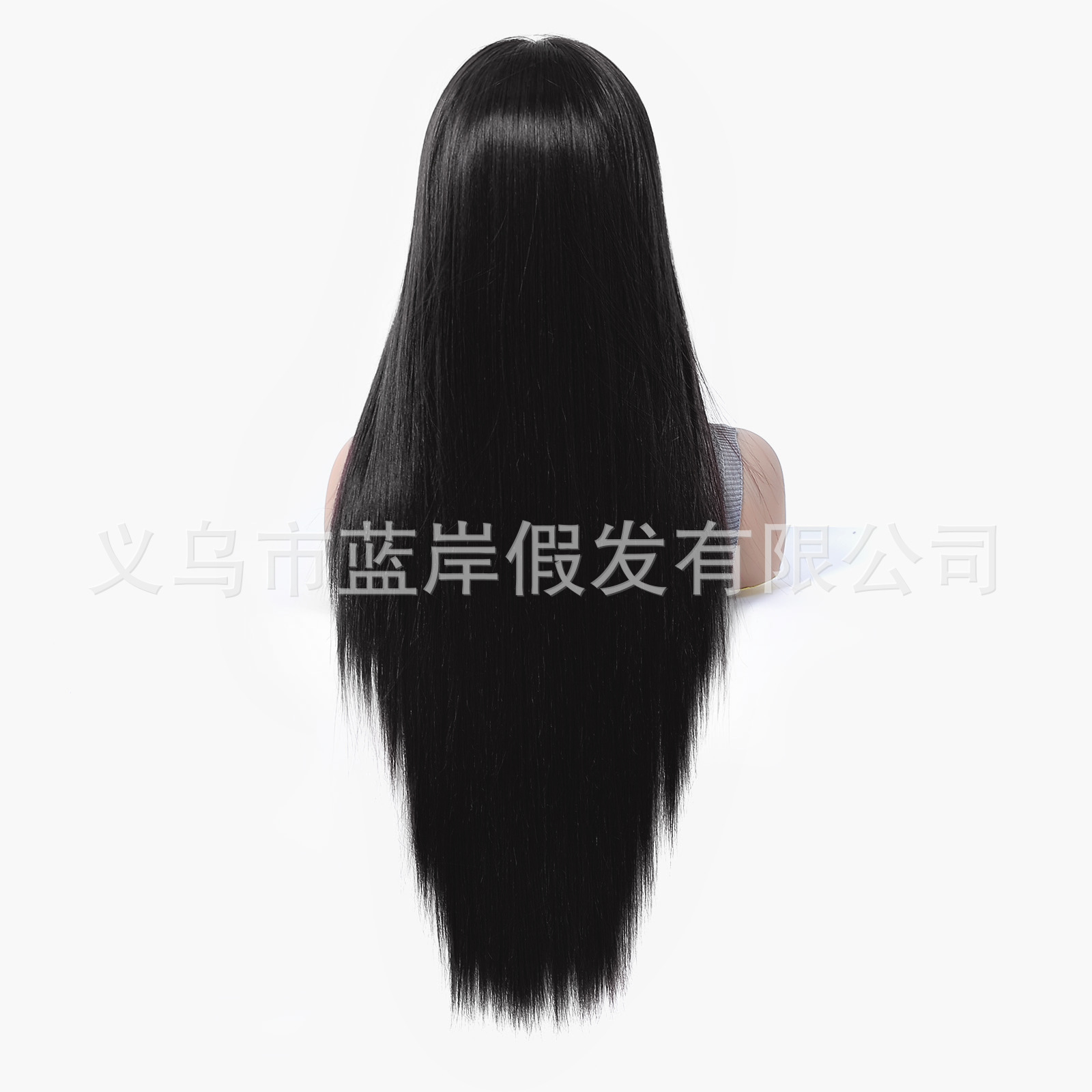 Peluca de encaje cubierta completa para la cabeza 13*6 natural sin costuras costura libre negro largo recto estilo puro deseo cómodo y transpirable de llevar