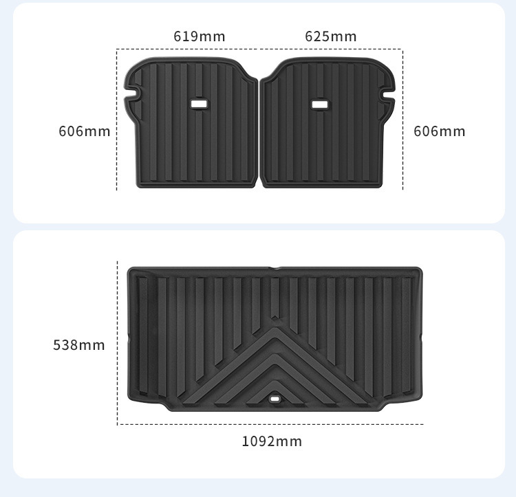 Suitable for 25-26 Chery Icar V23 Car Special Floor Mats Tpe Floor Mats Trunk Mats Backrest Mats