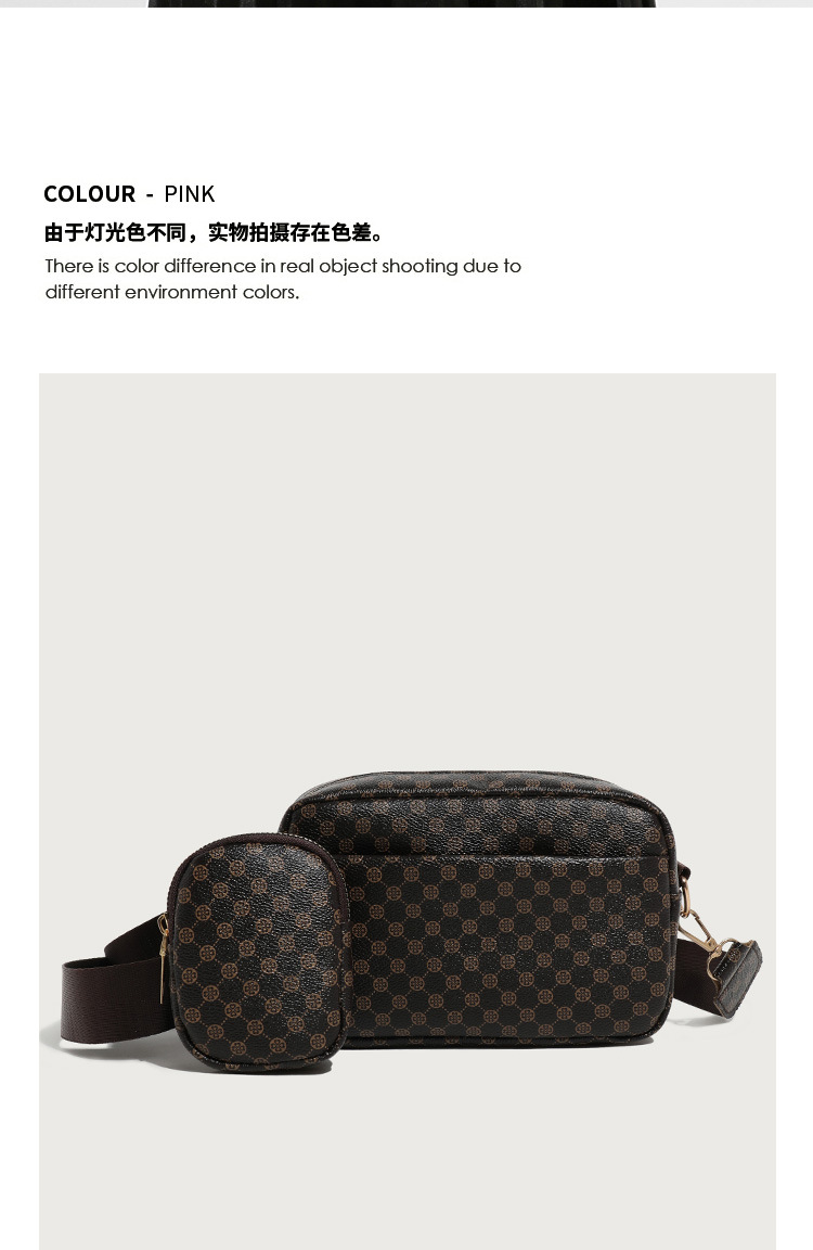 293g Weight Polyester Lining Material Zipper Closure Type Single Shoulder Strap Strap Type Square Bag Bags Type Daily Occasion PU Material Women's Backpack Backpack Argyle Pattern All Seasons Season Women's Gender Basic Style Square Shape Women's PU Argyle Basic Square Zipper Square Bag 15
