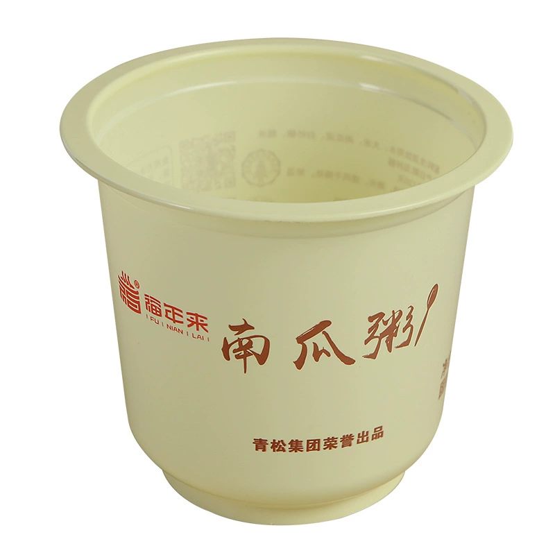 Пластиковая одноразовая чашка для инъекции 330, mung bean porridge, eight treasure porridge, чашка на вынос, коммерческий завтрак, чашка для лапши, портативная наружная