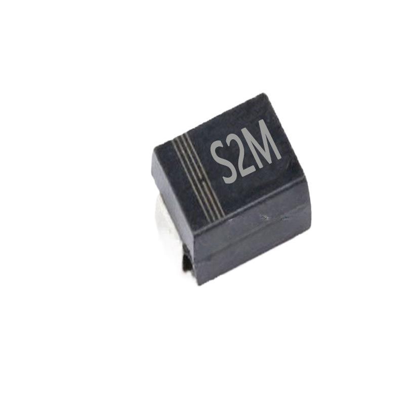 RL207 S2M SMB 贴片二极管 S2MB 2A 1000V DO-214AA封装 丝印S2M