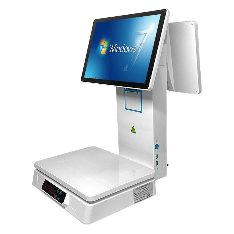 Многофункциональный кассовый аппарат на базе Android для предприятий общественного питания и супермаркетов, сенсорный кассовый аппарат с двумя экранами для магазинов свежих продуктов, для коммерческого использования