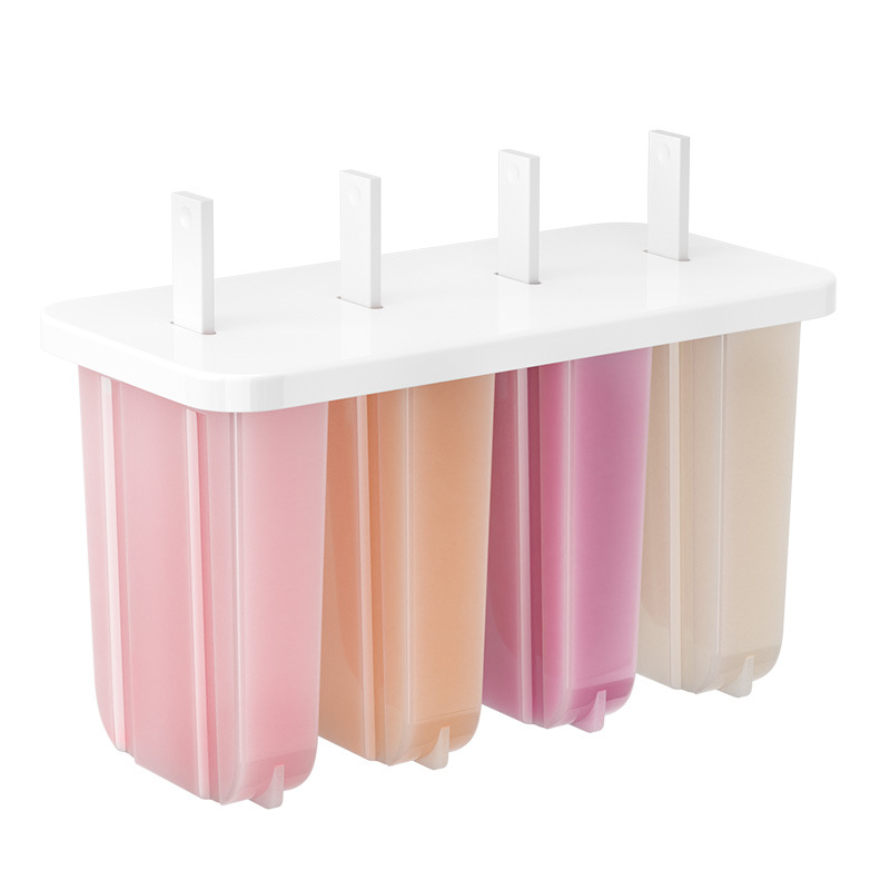 Helado molde de silicona de grado alimenticio hecho en casa helado herramienta de molienda niños queso palo modelo