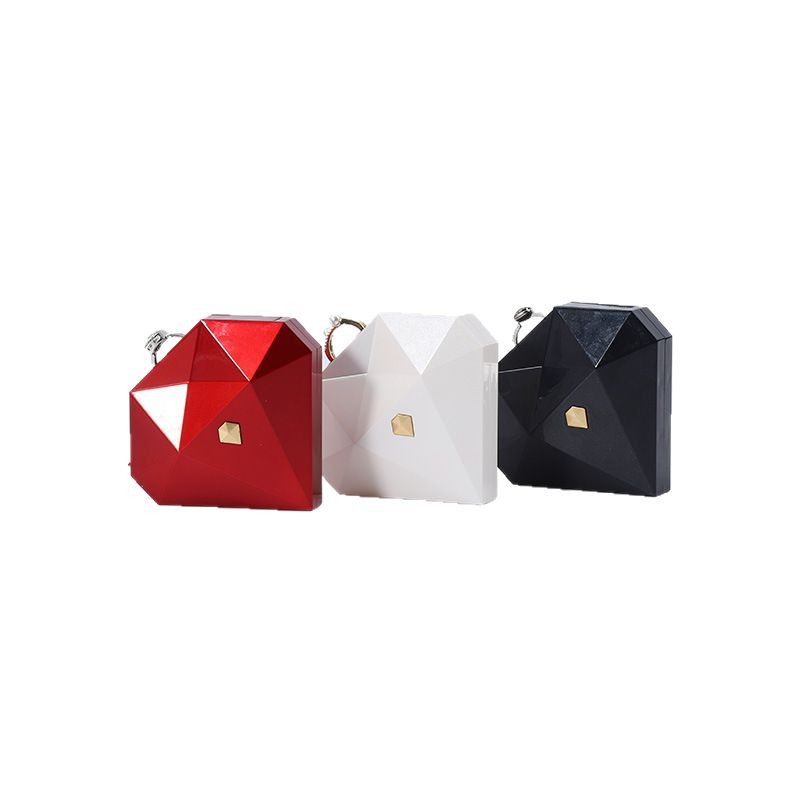 Caja de anillo de pintura en forma de corazón Caja de regalo del día de San Valentín Caja de embalaje de anillo creativo Caja de anillo de propuesta de boda de alto nivel Caja de diamantes al por mayor image 6