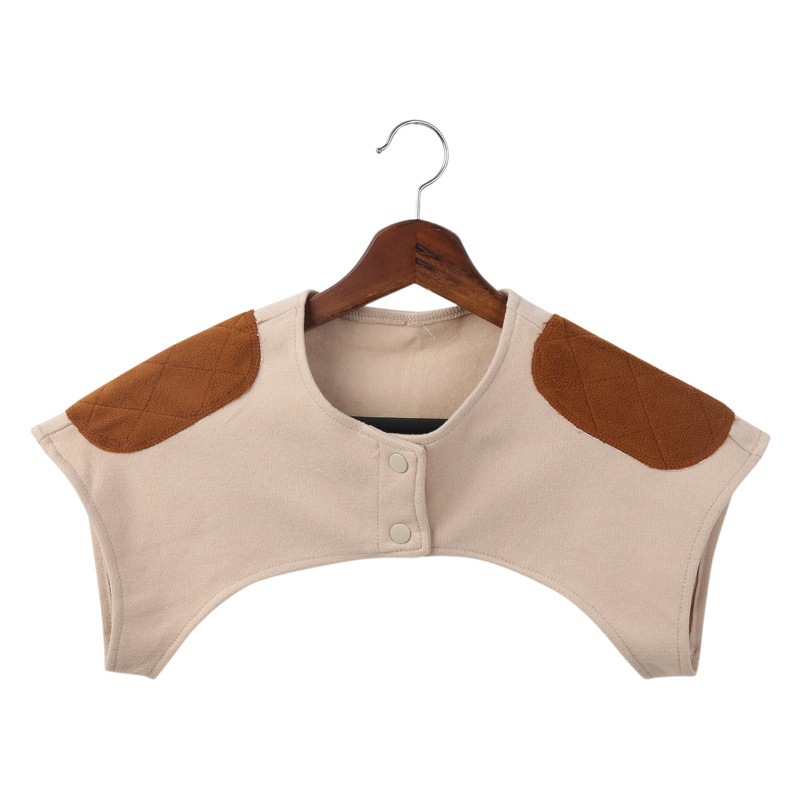 Autumn and Winter fleece-lined shoulder pad men and women shoulder pad warm sleeping middle-aged and elderly cold-proof shoulder protection waistcoat warm neck