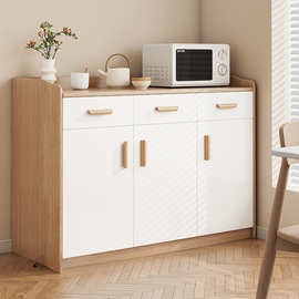 餐边柜茶水柜客厅靠墙柜子储物柜实木色收纳矮柜置物柜家用备餐柜
