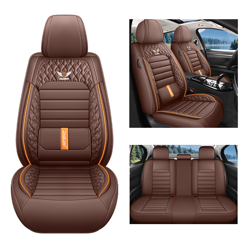 Car Seat Cushion Four Seasons General New Summer All-inclusive Seat Cover Linen Fabric Car Seat Cushion Full Enclosure Seat Cover