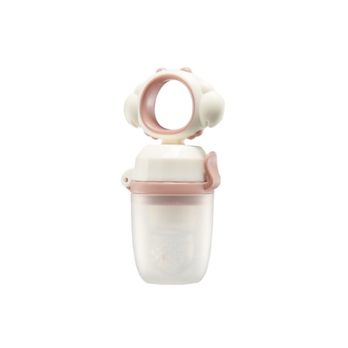 Baby Bite Bag Fruit Vegetable Baby Eat Fruit Magic Milk Bottle Push Juice Puree Bite Play Teether Infant Feeding Tool 