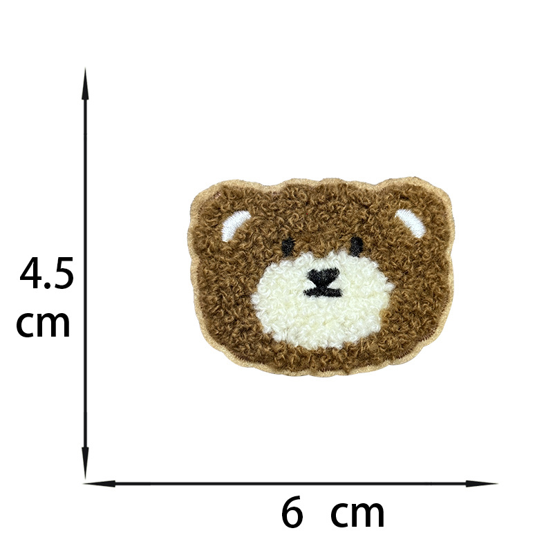 양면 테이프 * 갈색 곰돌이 머리 작은 그릇