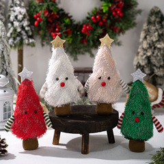 Haobei クリスマス装飾用品クリエイティブクリスマスツリー人形装飾品立体クリスマスツリーデスクトップ装飾ツリー