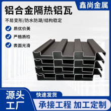 长城板波浪瓦铝合金屋顶瓦长城隔热防晒铝瓦雨棚阳光房双层铝型材