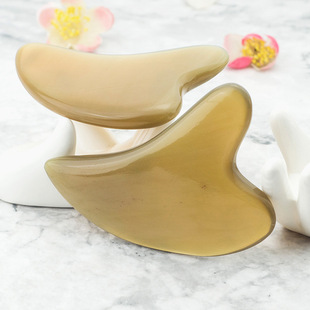 Face Massage Tool Scraping Board Universal Household Yak Horn Scraping Board Facial Special Beauty Salon Wholesale