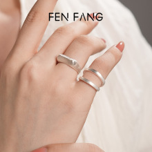 �羳�й�Vintage��ָŮС��ins�����ݸ߼��п��ڿɵ�ָ�����Ž�ָ