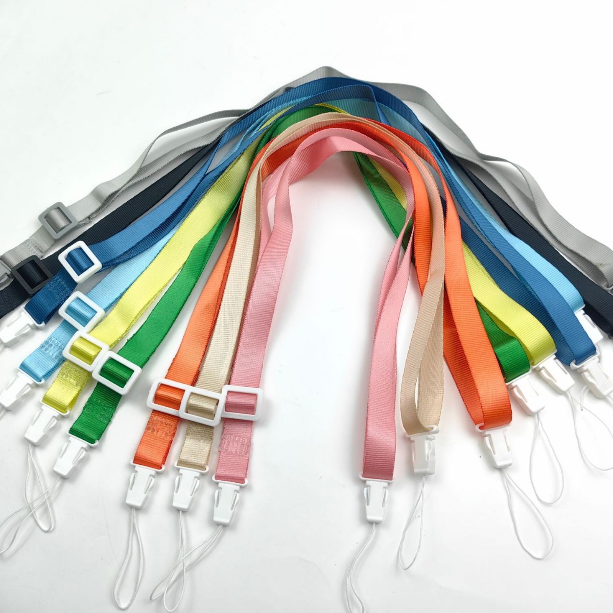 可调节长度挂绳挂链糖果纯色背带肩带斜跨包杯子儿童相机通用