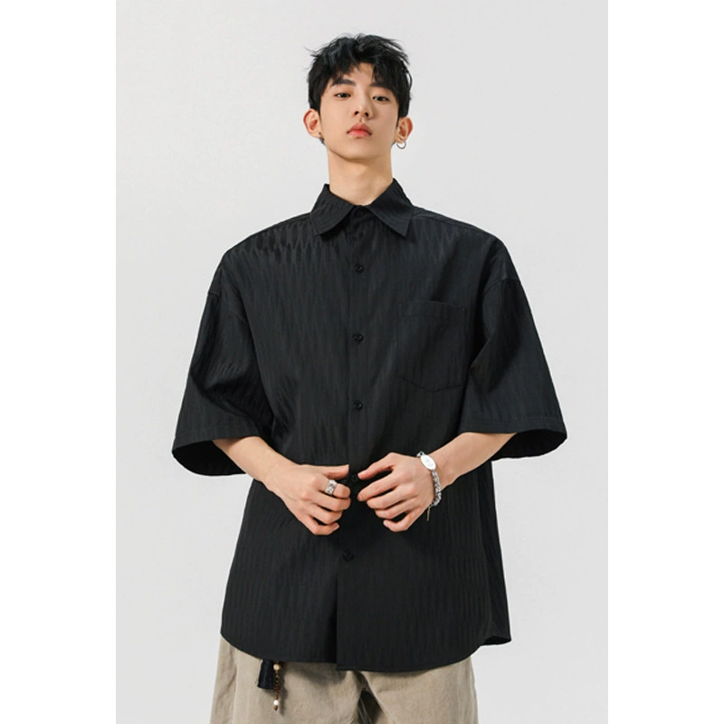 Summer solid shirt, plus size, 5x
