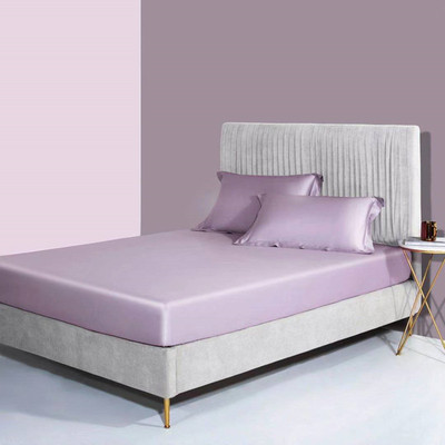 外贸订单剩余40支长绒棉加密加厚纯色床笠全棉1.8床垫保护套纯棉|ms