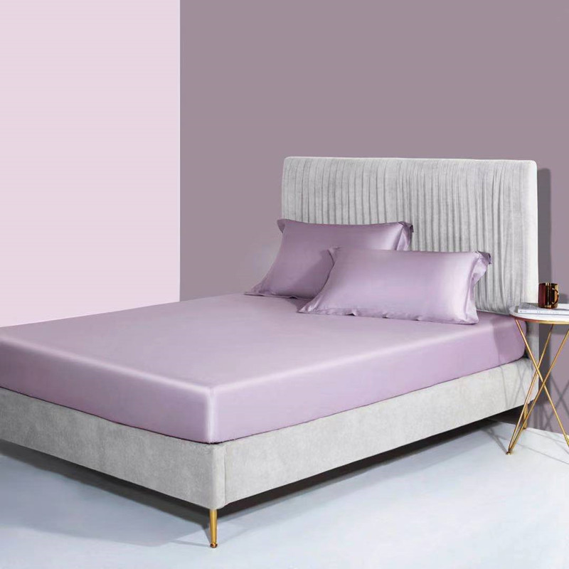 外贸订单剩余40支长绒棉加密加厚纯色床笠全棉1.8床垫保护套纯棉|ms