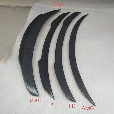 Big Surrounded simple narrow body to surround the - carbon-fiber-rear-wing