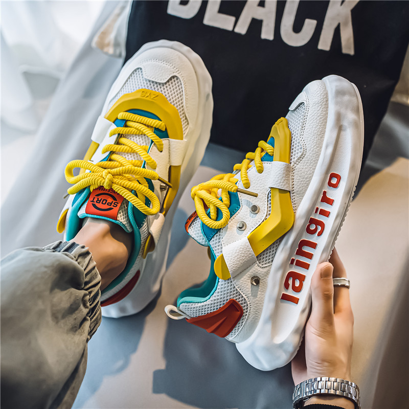 Demi-season fashionable trend lightweight sneakers platform for…