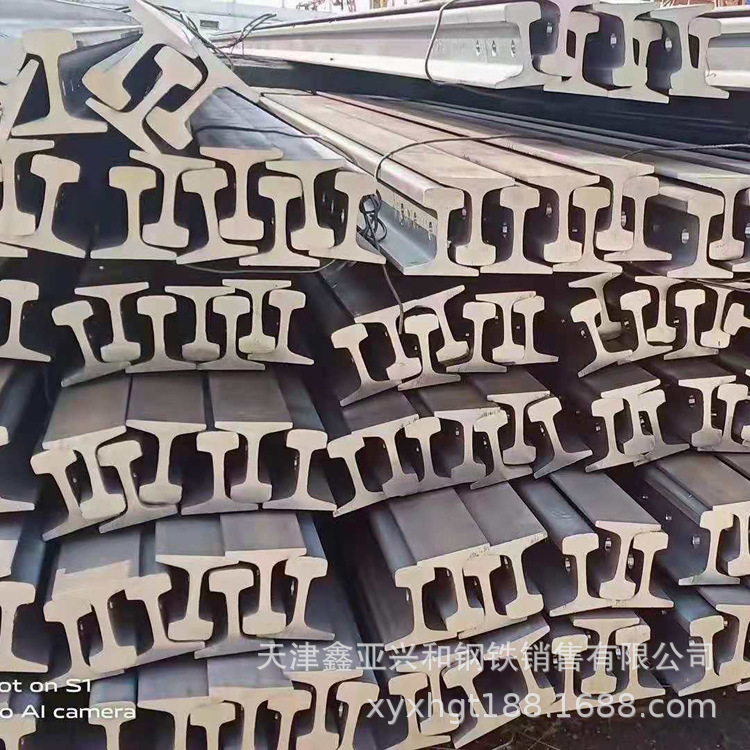 镀锌重轨120kg重轨国标轨道钢轨 铁路钢轨及连接板配件现货重型