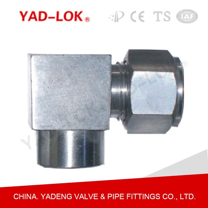 YAD亚登不锈钢卡套对焊式组合90度弯头 厂家直销