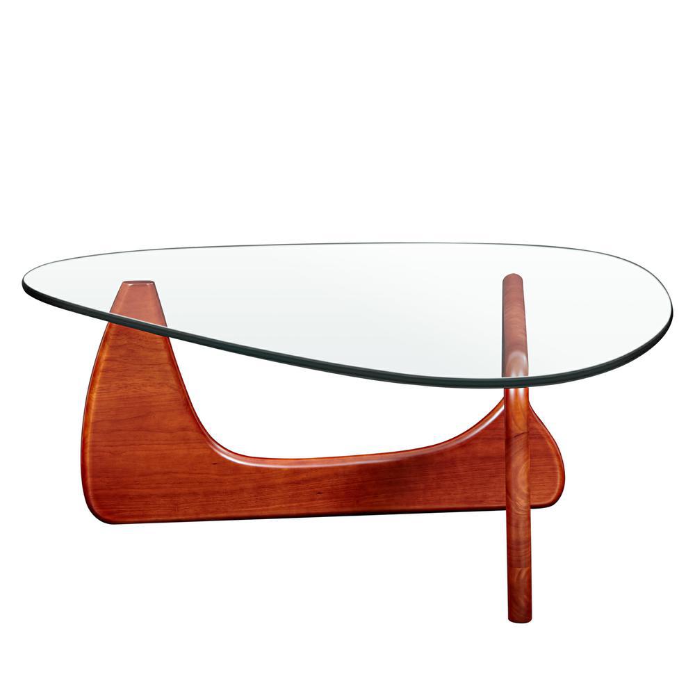 新款三角茶几客厅茶几钢化玻璃茶几沙发边角茶几海外仓一件代发