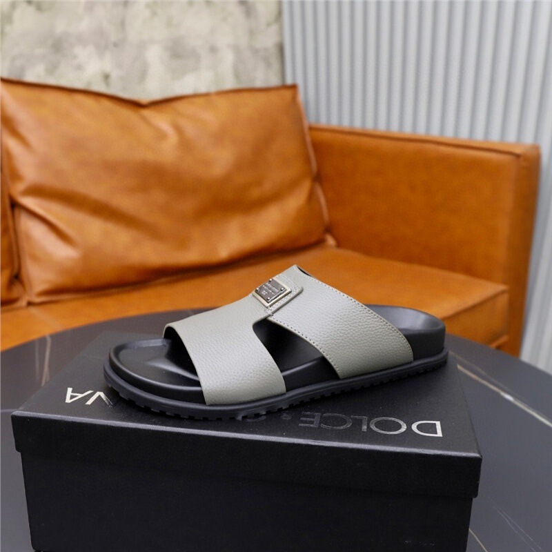Top-Quality Export Cross-Border Slippers, Summer Thickened High-Quality Men's Slippers with Nigerian Letters, Black Slide Sandals