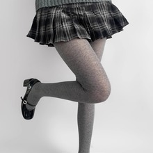 灰色打底袜春秋款显瘦不掉档纯色百搭保暖半透连裤袜子女简约百搭