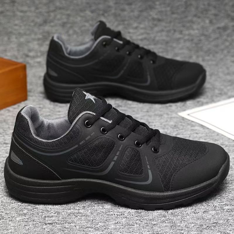 Sports Men's Shoes 2025 New Summer Breathable Men's Sports Shoes Pure Color Physical Running Shoes Outdoor Training Shoes Sports Men's Shoes 2025 New Summer Breathable Men's Sports Shoes Pure Color Physical Running Shoes Outdoor Training Shoes