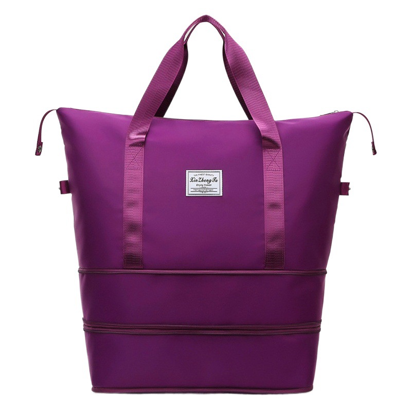 Cross-Border Supply Travel Bag, Men's and Women's Crossbody Bag, Large Retractable Cosmetics Bag, Can Be Used as a Trolley Case