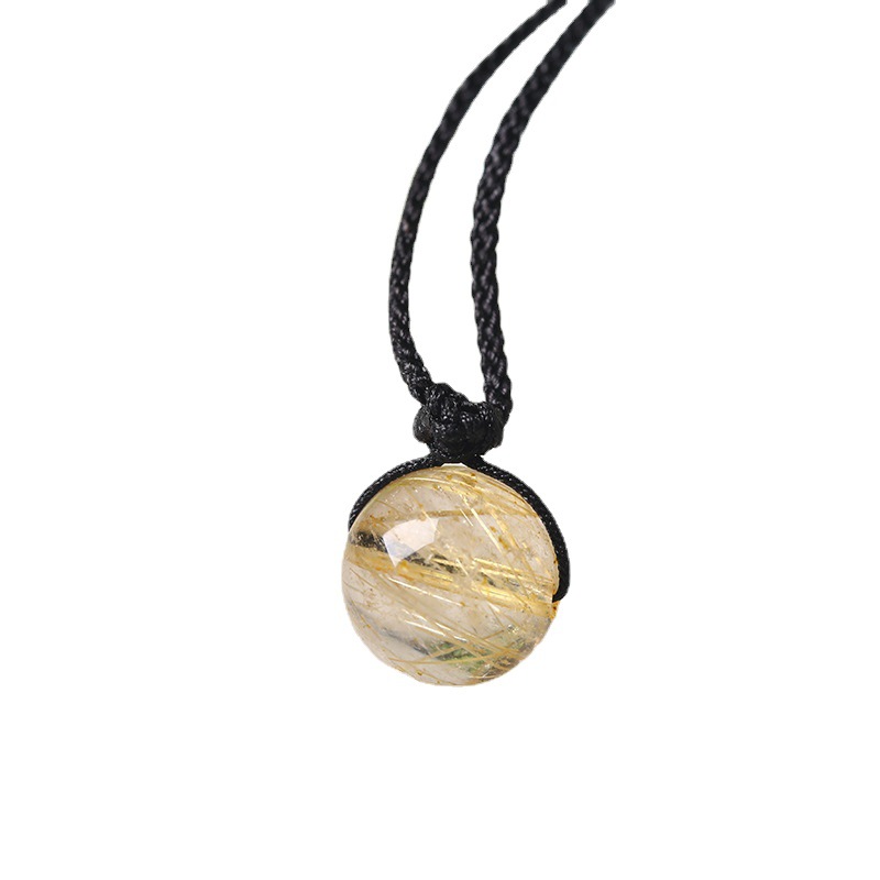 Collar de cristal colgante de mujer fresa Cristal de lavanda amatista cristal blanco novias regalo