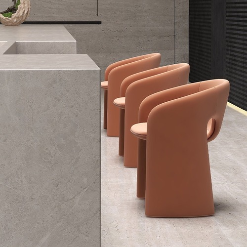Table and chair irregular reception internet celebrity Rocheburg dining chair leisure coffee shop theme restaurant negotiation single creative chair 