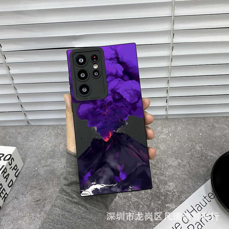 Purple Flame Is Suitable for Samsung S24/S23Ultra Mobile Phone Case Export Galaxy S23/Note20 Protective Cover 25 Purple Flame Is Suitable for Samsung S24/S23Ultra Mobile Phone Case Export Galaxy S23/Note20 Protective Cover 25