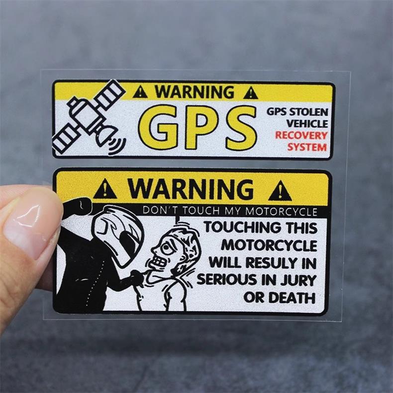 Reflective Warning For Motorcycles Personalized Decorative Creative Decals Don't Touch My Motorcycle Body Stickers_voghion.com