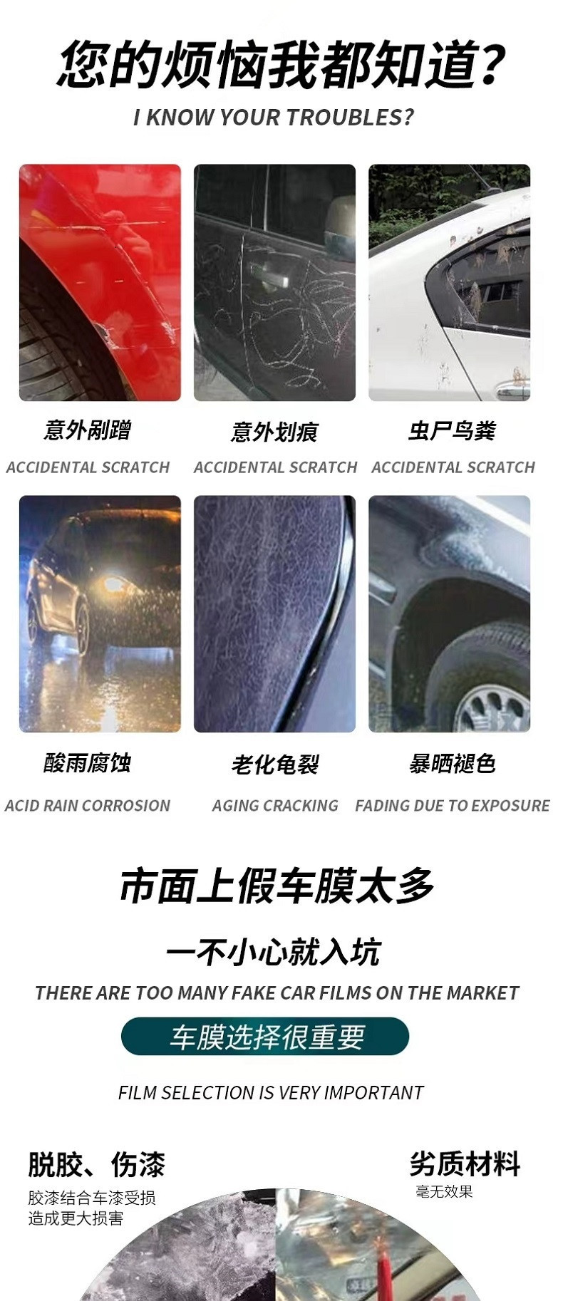 Car Tpu Invisible Car Wrap Transparent Film Ppf Anti-Scratch Paint Protection Film Car Lights Anti-Ultraviolet Anti-Scratch Car Paint