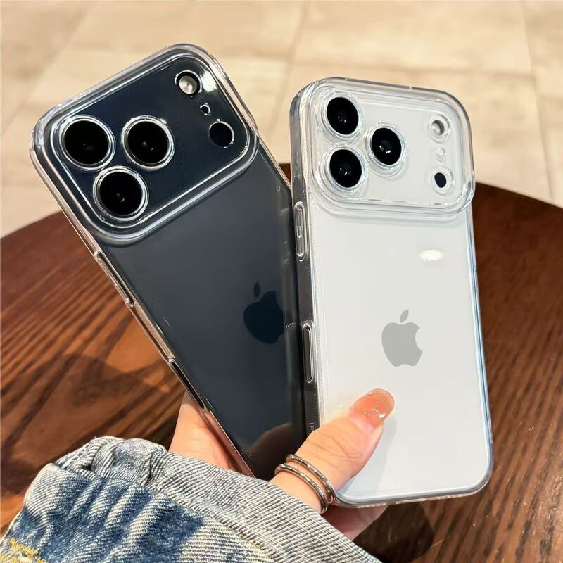 简约纯色适用苹果17promax手机壳防摔iphone16透明15欧美14全包13|undefined