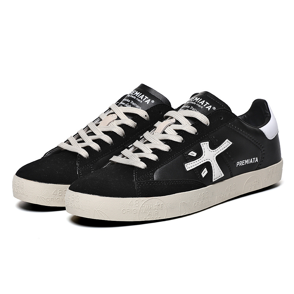 Comercio exterior transfronterizo nuevos zapatos masculinos premium, suela gruesa transpirable, zapatos deportivos casuales de cuero anti-pelú.