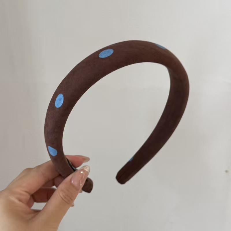 Otoño y invierno Meilade coreano retro estricto esponja cabeza de banda nueva variedad de terciopelo alto cráneo ancho banda de cabello mayorista