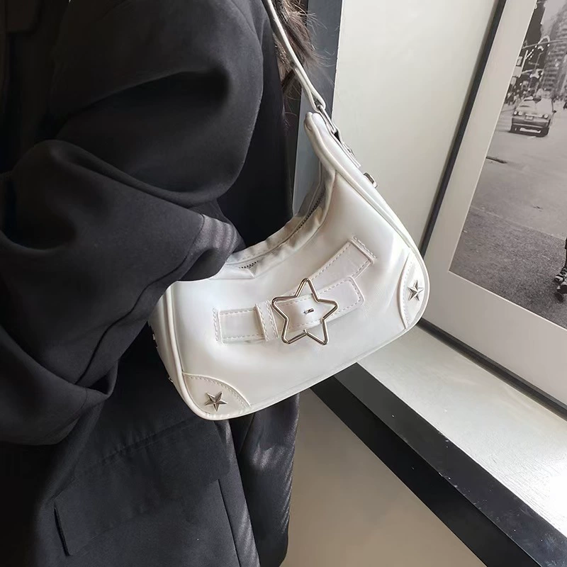 Сумка женская маленькая сумка сумка для мобильного телефона 2023 новый премиум смысл осень ретро джинсовая звезда девочка плечевая сумка нишевая