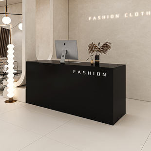 Clothing store cashier shop small simple restaurant front desk counter reception desk modern beauty salon paint bar counter