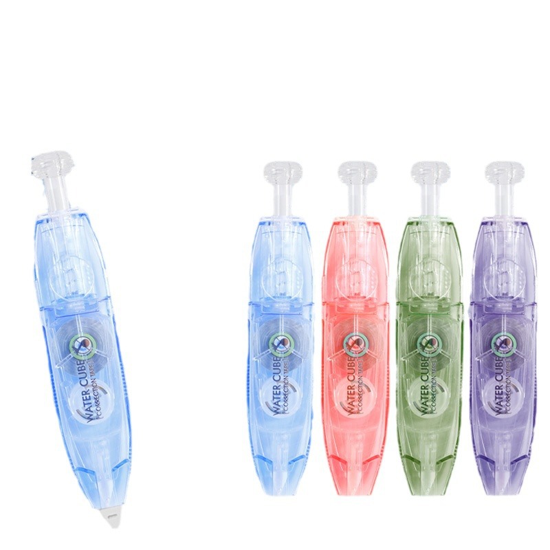 Cinturón de corrección de bolígrafo móvil con núcleo alternativo para corrección de corrección de oficina suave y continua con alto valor facial