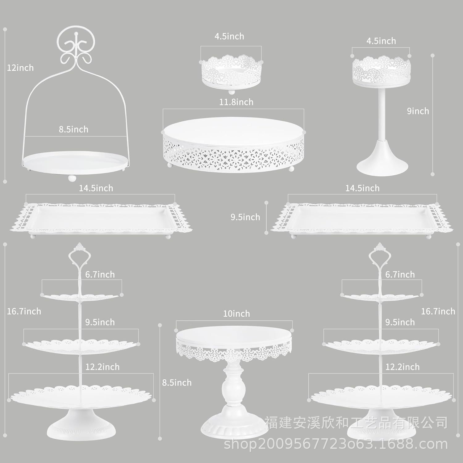 Creativo estilo europeo oro hueco estante de pastel de boda props mesa de postres decoración de postres tienda de postres refrigerio combinación de estante de pastel